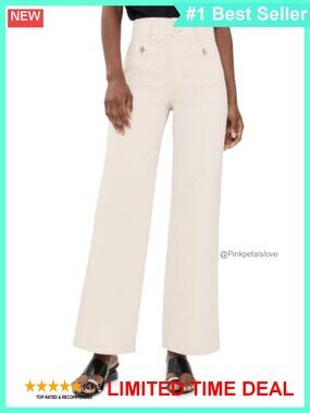 Mid-Weight Non-Stretch Denim Jeans High Rise Straight Leg